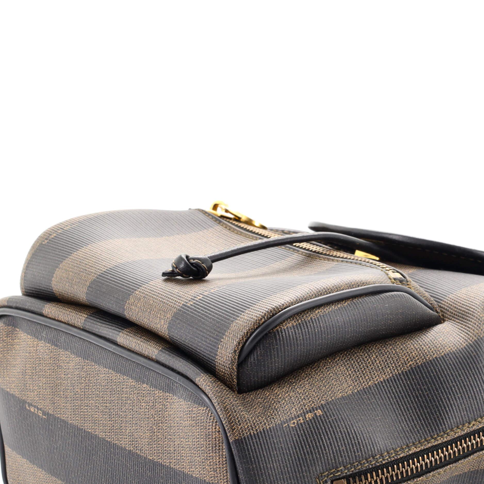Fendi Pequin Zaino con tasca frontale in tela Coates Mini 1