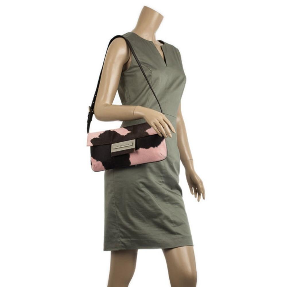 fendi cow print baguette