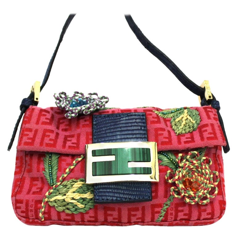 fendi baguette bag canvas