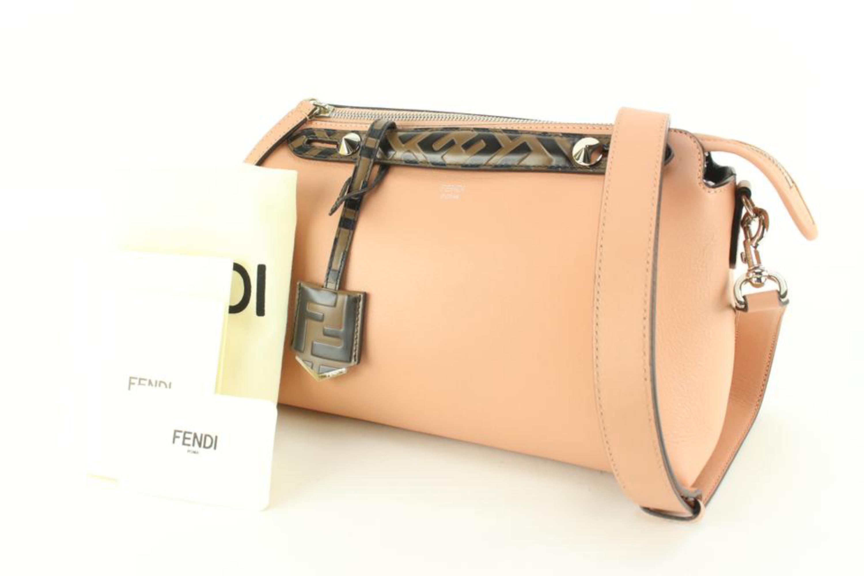Fendi Pink Leather By The Way Boston Bag Crossbody  25f83s 4