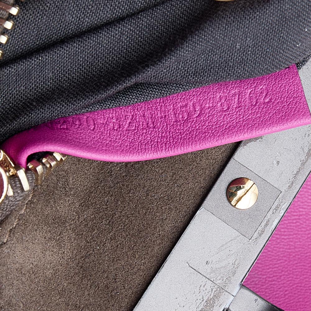 Fendi Pink Leather Medium Peekaboo Top Handle Bag 4