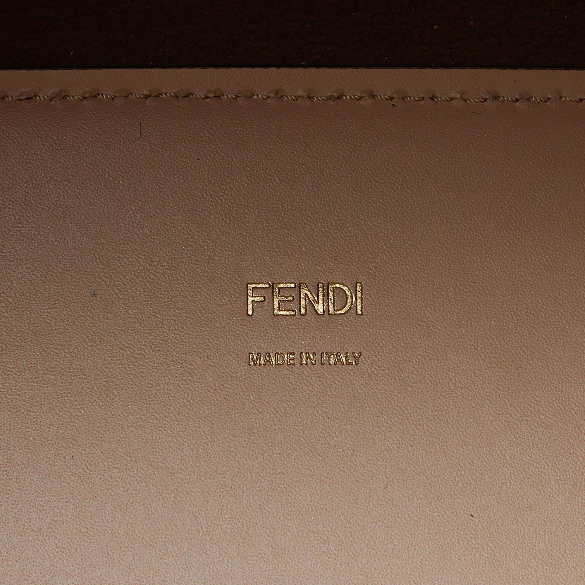 Fendi Pink Leather Medium Sunshine Shopper Tote 4