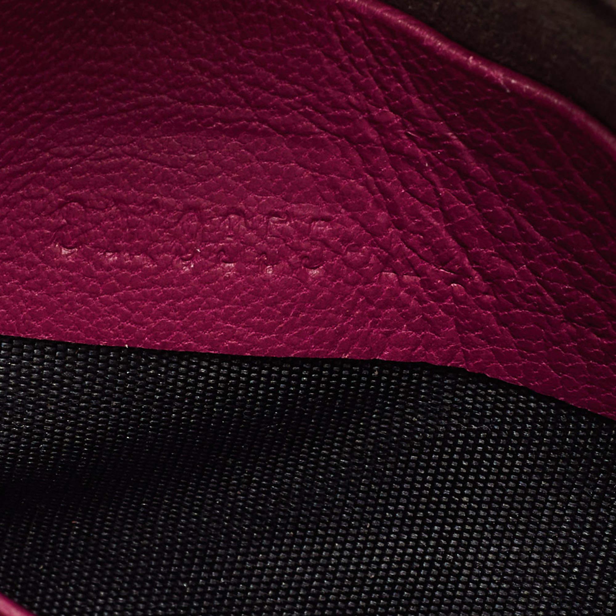 Fendi Pink Leather Micro Peekaboo Crossbody Bag 6