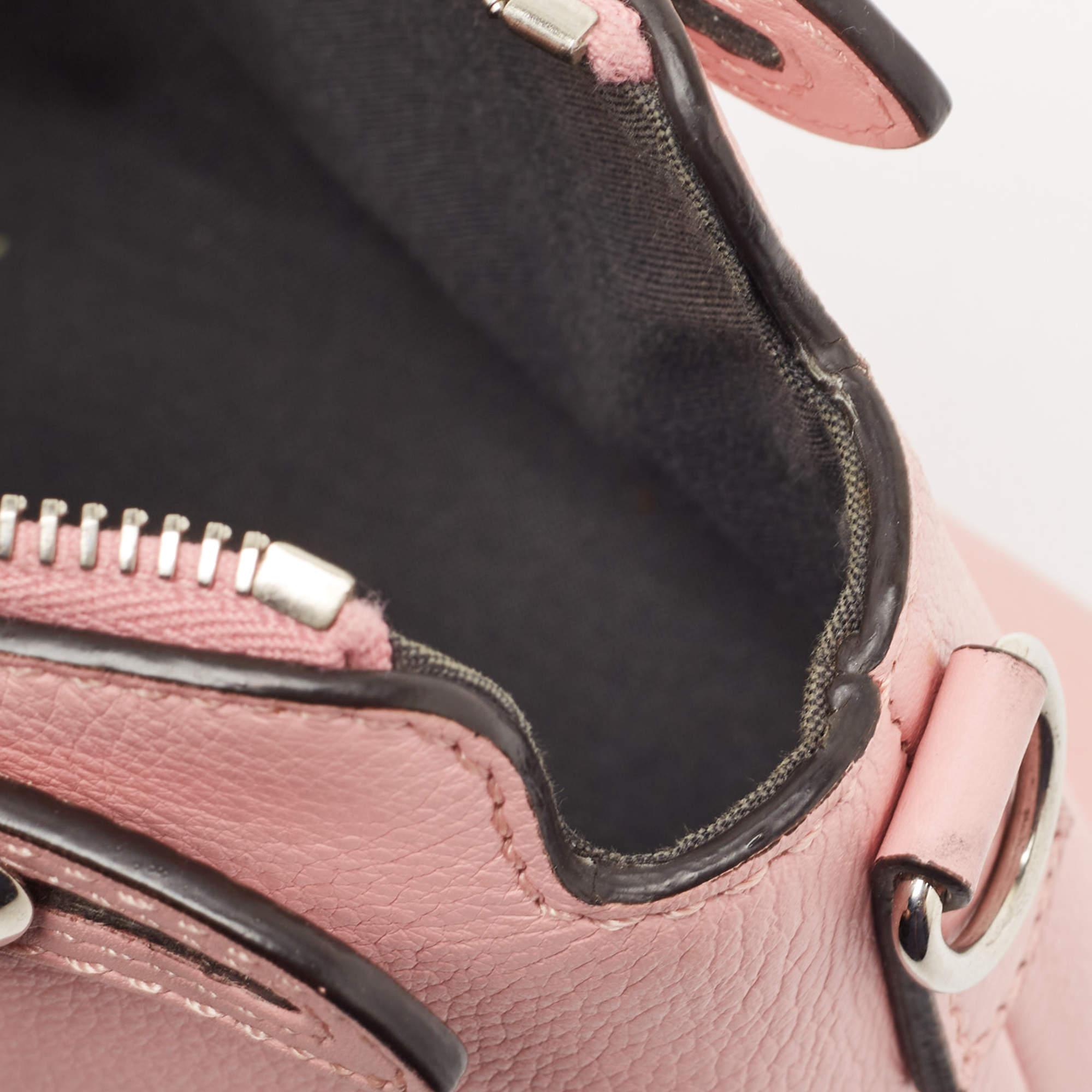 Fendi Pink Leather Mini By The Way Crossbody Bag 7