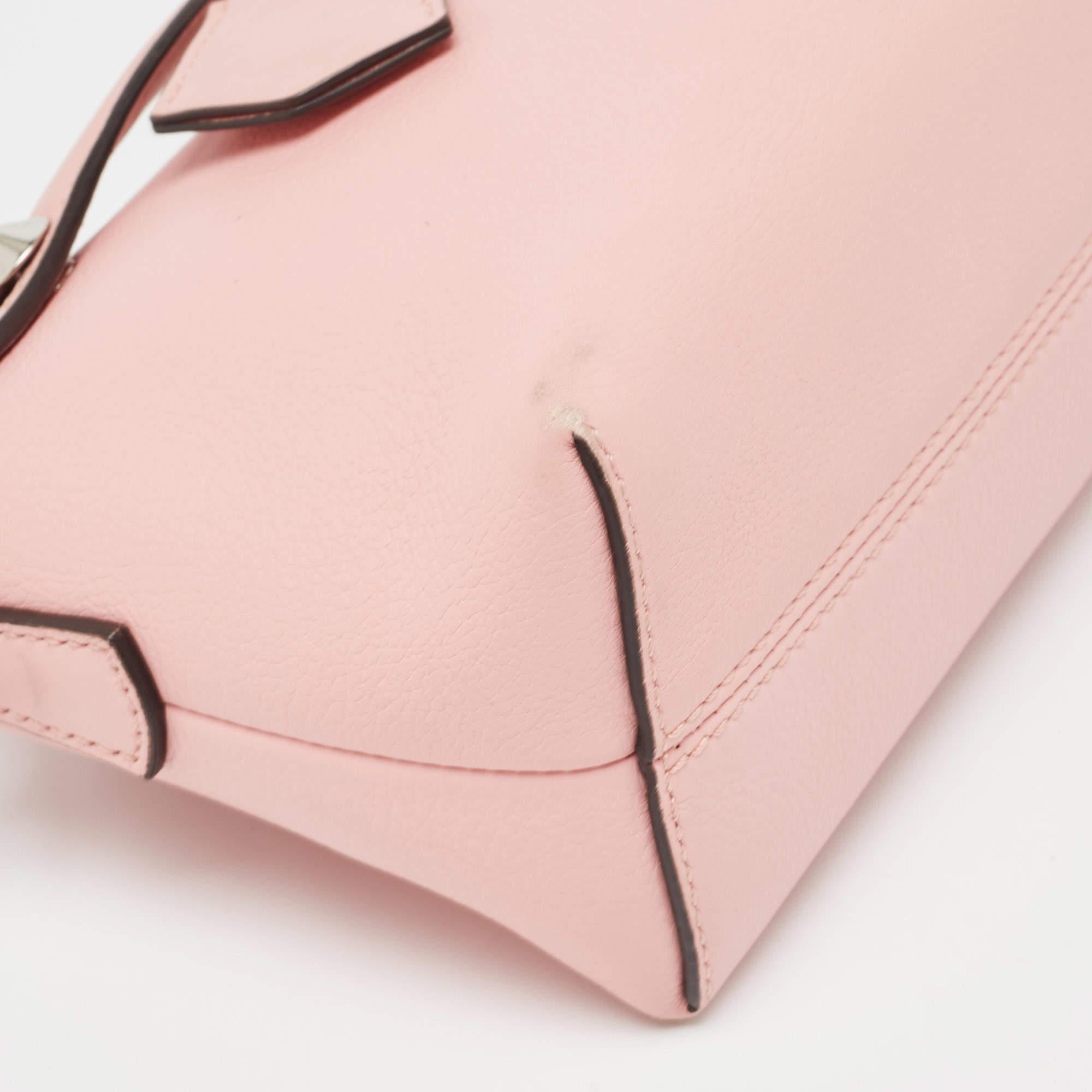Fendi Pink Leather Mini By The Way Crossbody Bag 2