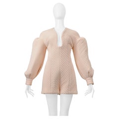 Fendi Pink Padded Architectural Mini Romper 2020