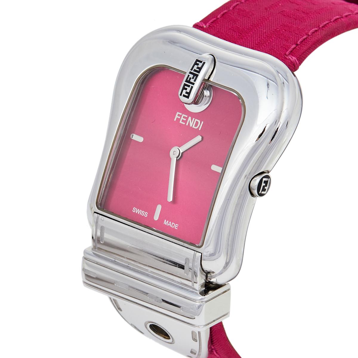 fendi pink watch