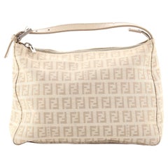 Fendi Pochette Shoulder Bag Zucchino Canvas Small