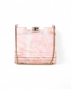 Fendi Pochette Klein Marmorizzata Rosa