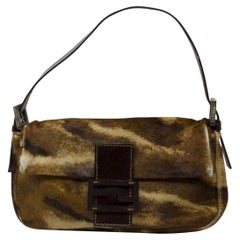 Fendi Pony Hair Brown Baguette