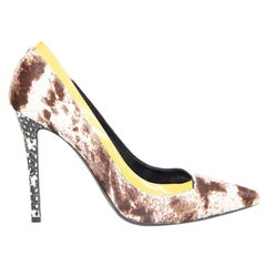 Fendi Ponyhair Point-Toe Pumps Size IT 38.5