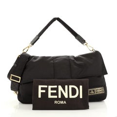 Fendi Porter Baguette Bag Nylon Large