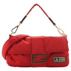 Fendi Porter Baguette Bag Nylon Medium