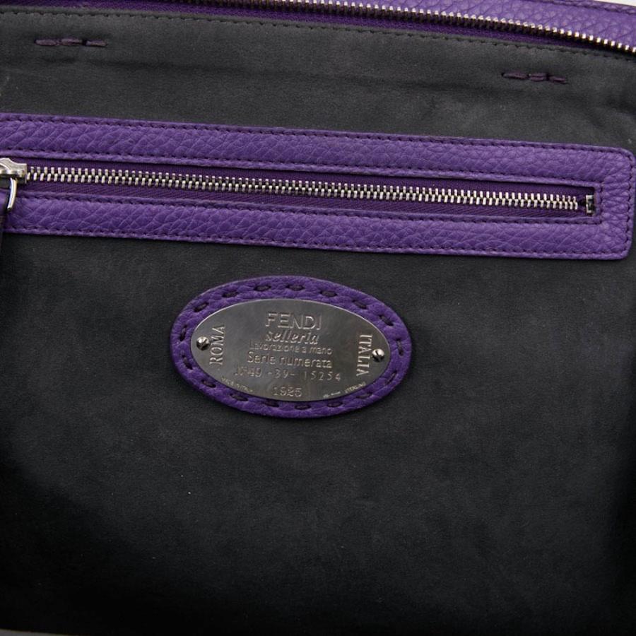 Fendi Purple Leather Bag 3