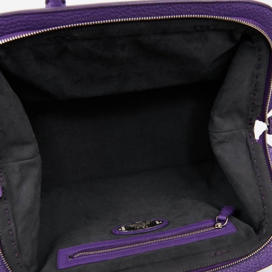 Fendi Purple Leather Bag 5