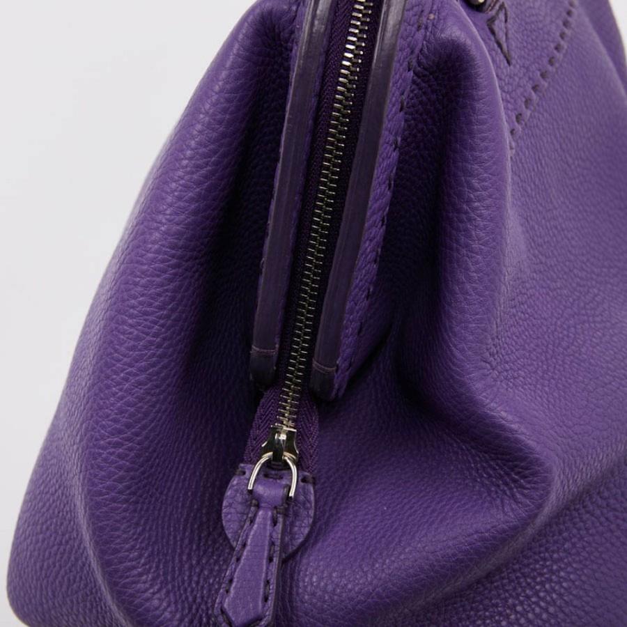 Women's Fendi Purple Leather Bag