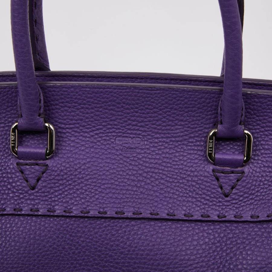 Fendi Purple Leather Bag 1