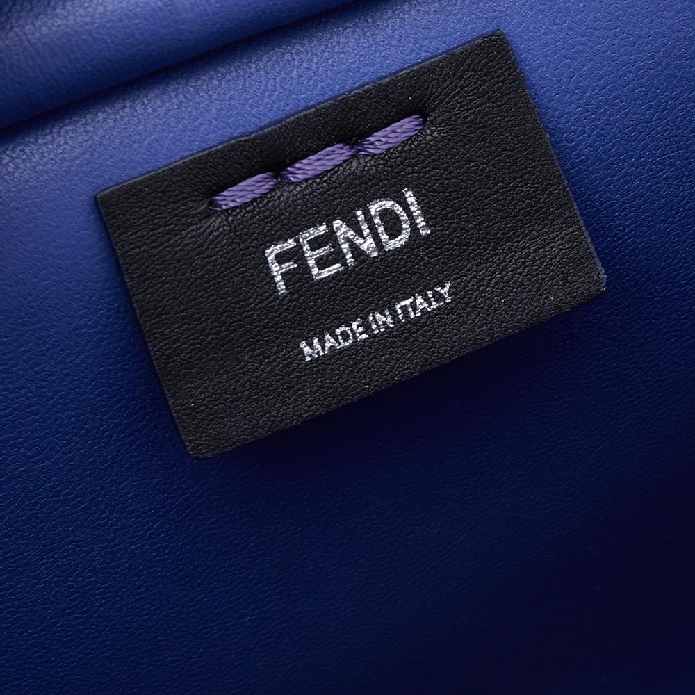 Fendi Purple Leather Mini 3Jours Tote 1