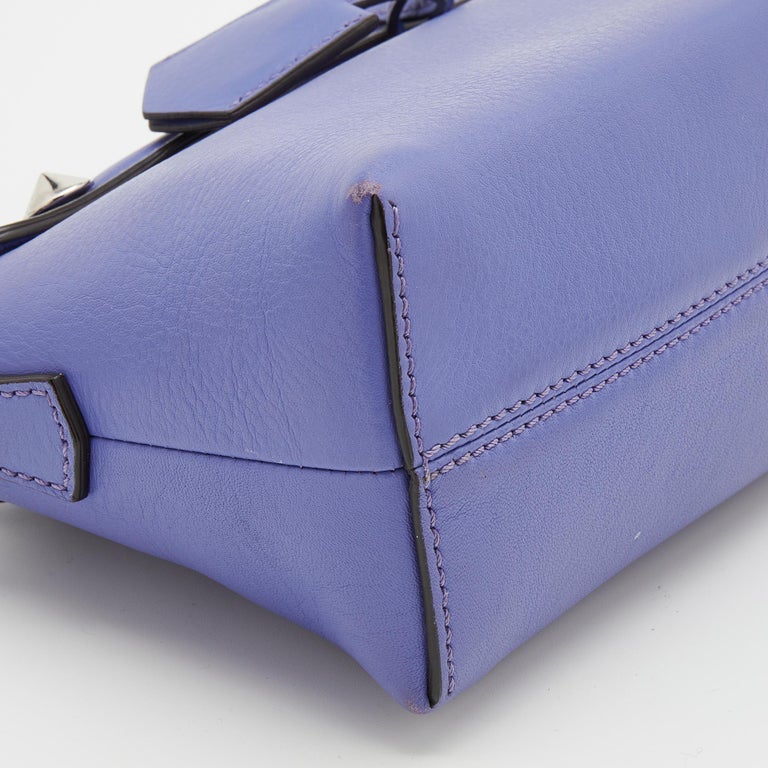 Fendi Purple Lamb Ovis Aries Aries Shoulder Bag