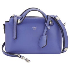 Fendi Purple Leather Small By The Way Crossbody Bag