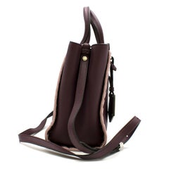 Fendi Purple Petite 2Jours Whipstitch Tote