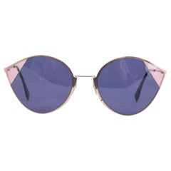FENDI purple pink CUT-EYE Cat-Eye Sunglasses FF 0341/S