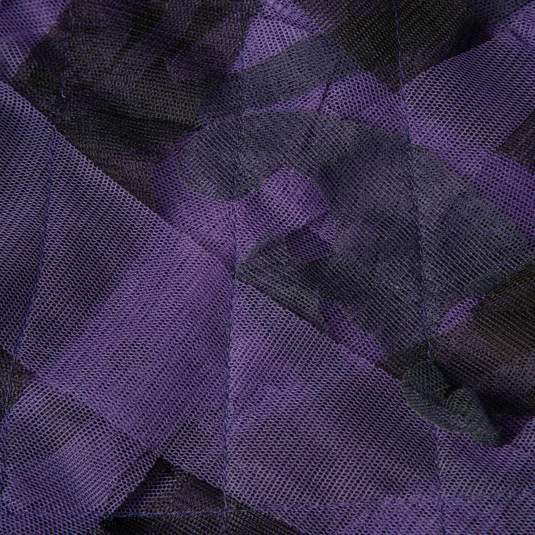 Fendi Purple Ruffled Sleeveless Top Size M In Good Condition In London, GB