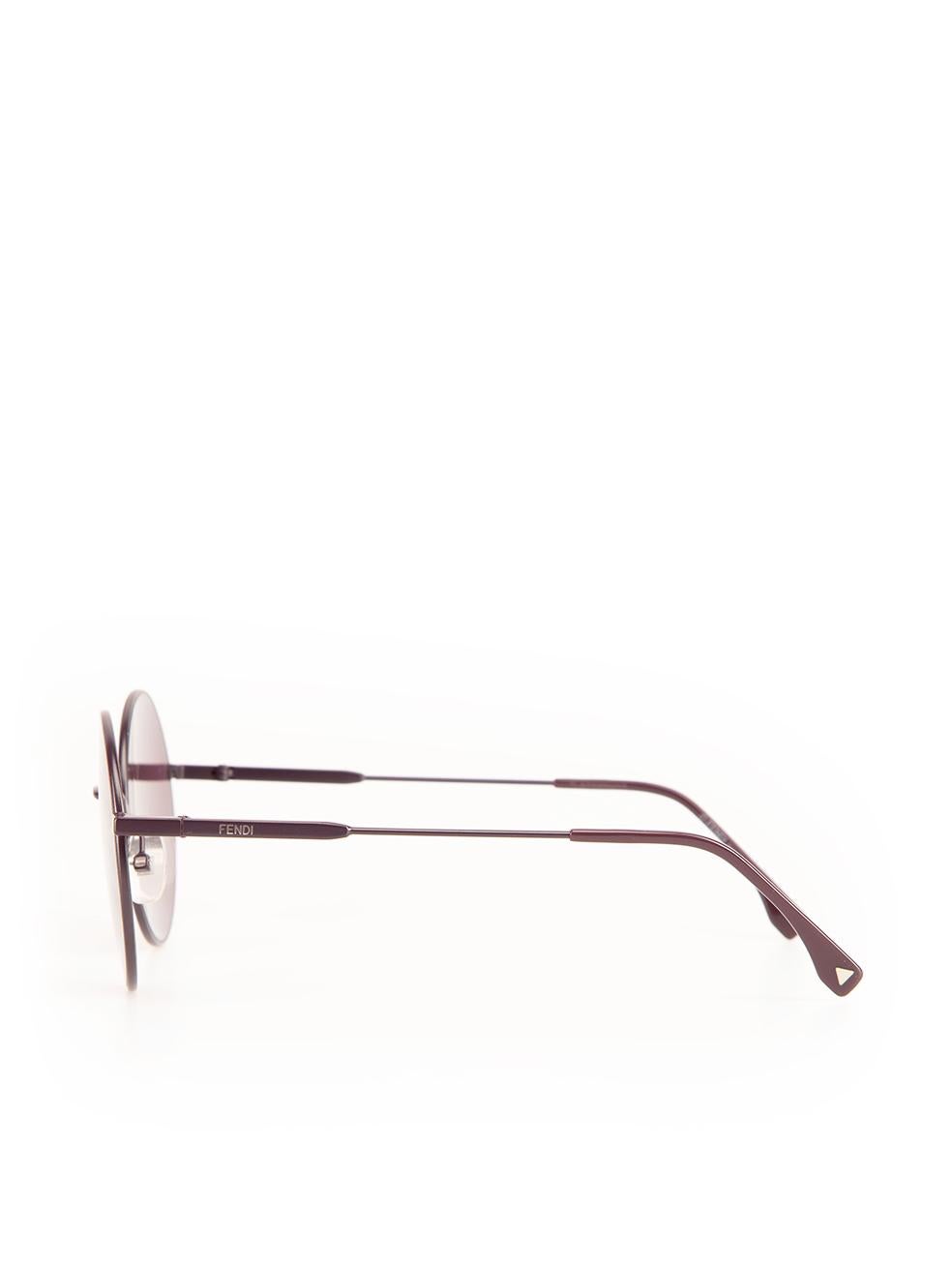 Women's Fendi Purple Waves Striped Sunglasses