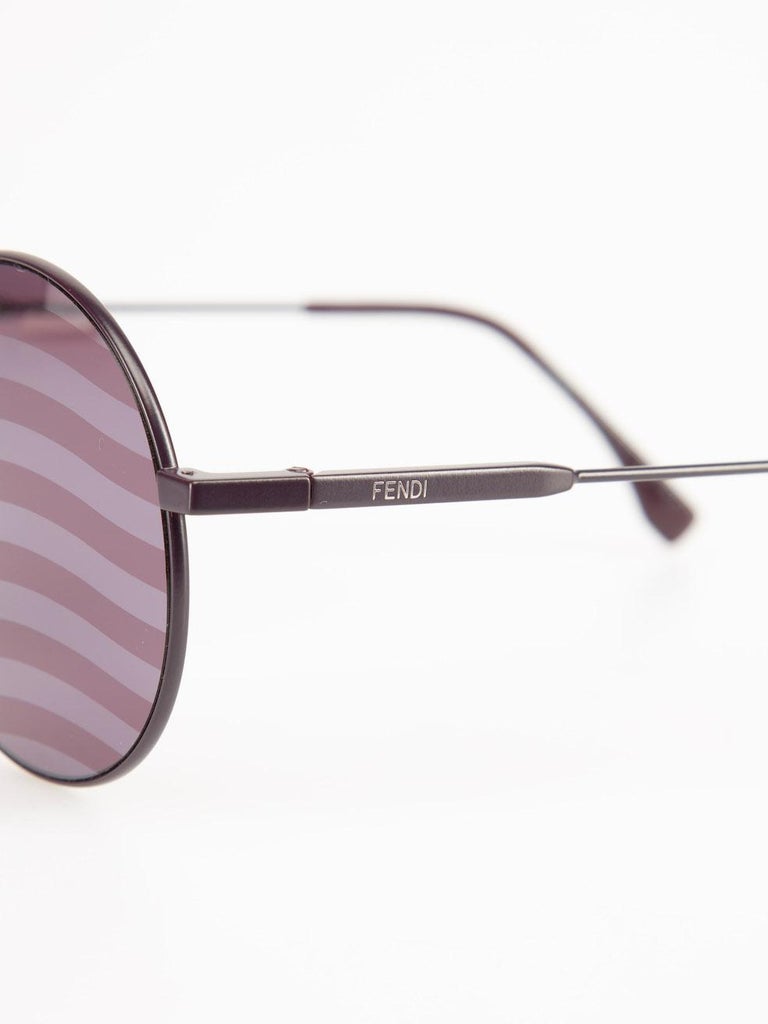 Fendi Purple Waves Striped Sunglasses at 1stDibs display picture 3