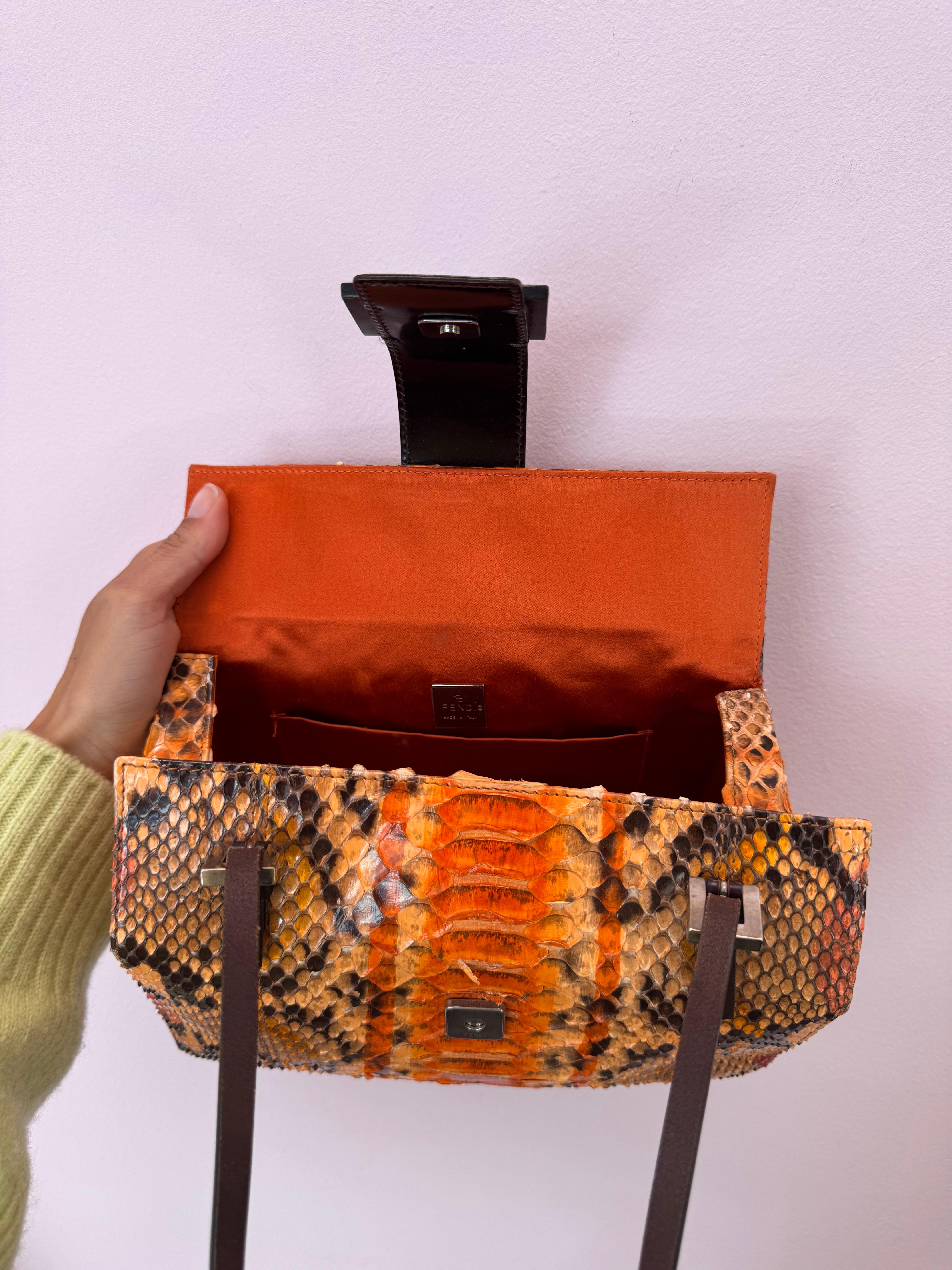 Fendi Python Bag In Excellent Condition For Sale In Eivissa, ES