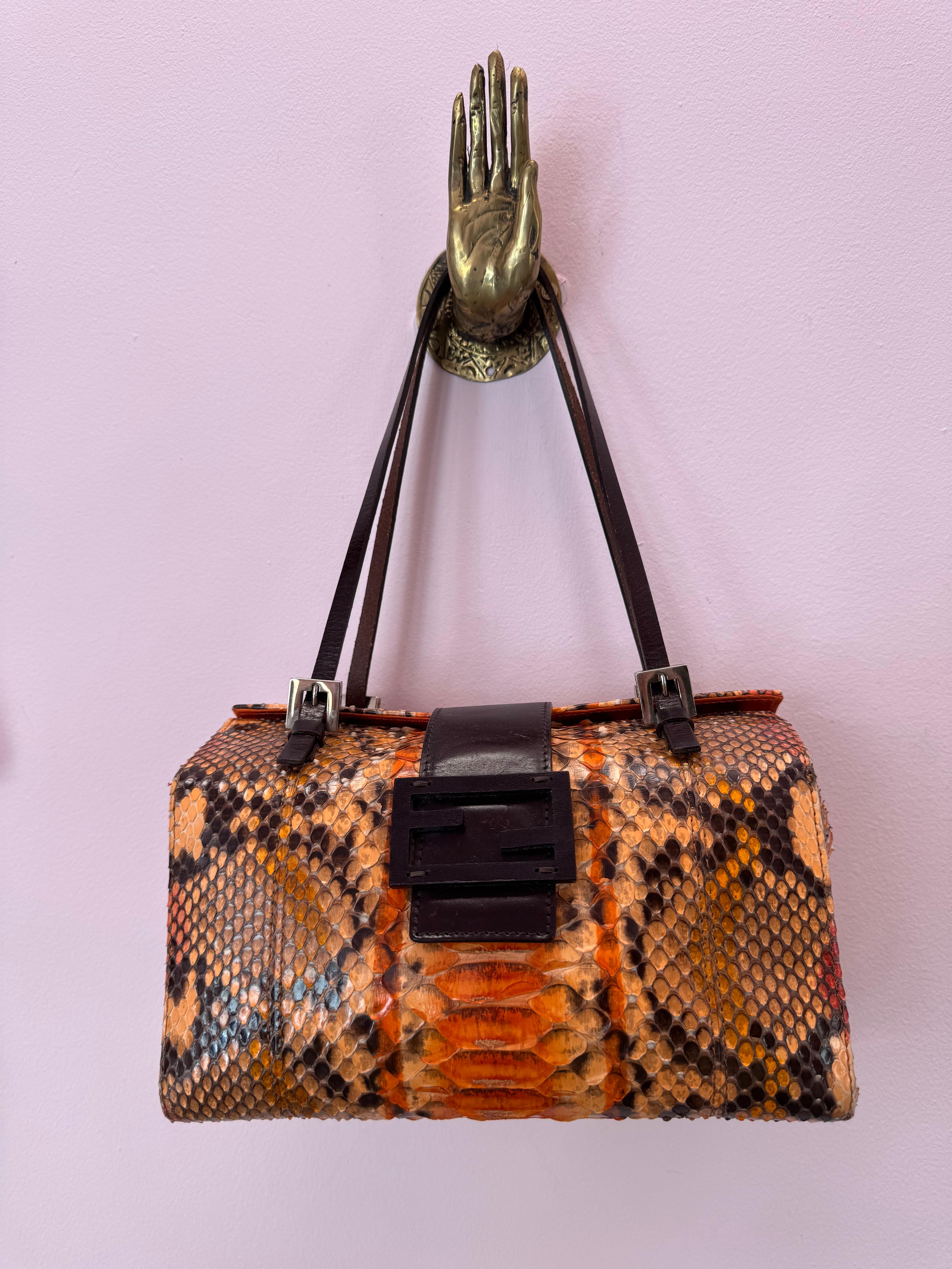 Women's or Men's Fendi Python Bag For Sale