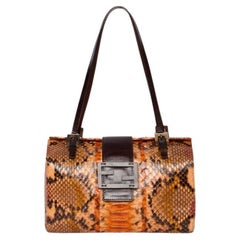 Borsa Fendi in pitone