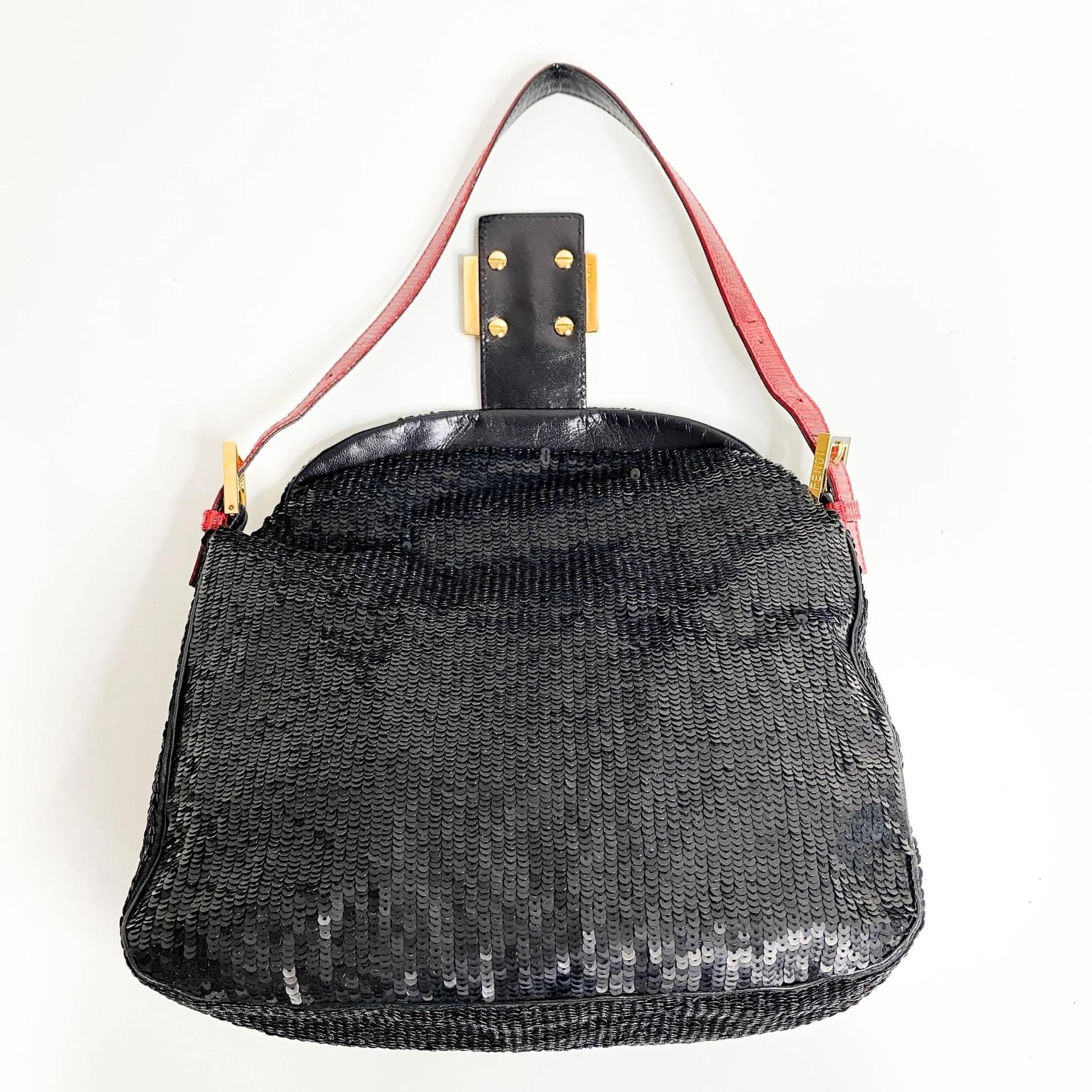 Fendi Python Sequin Mama Baguette Bag Small 5
