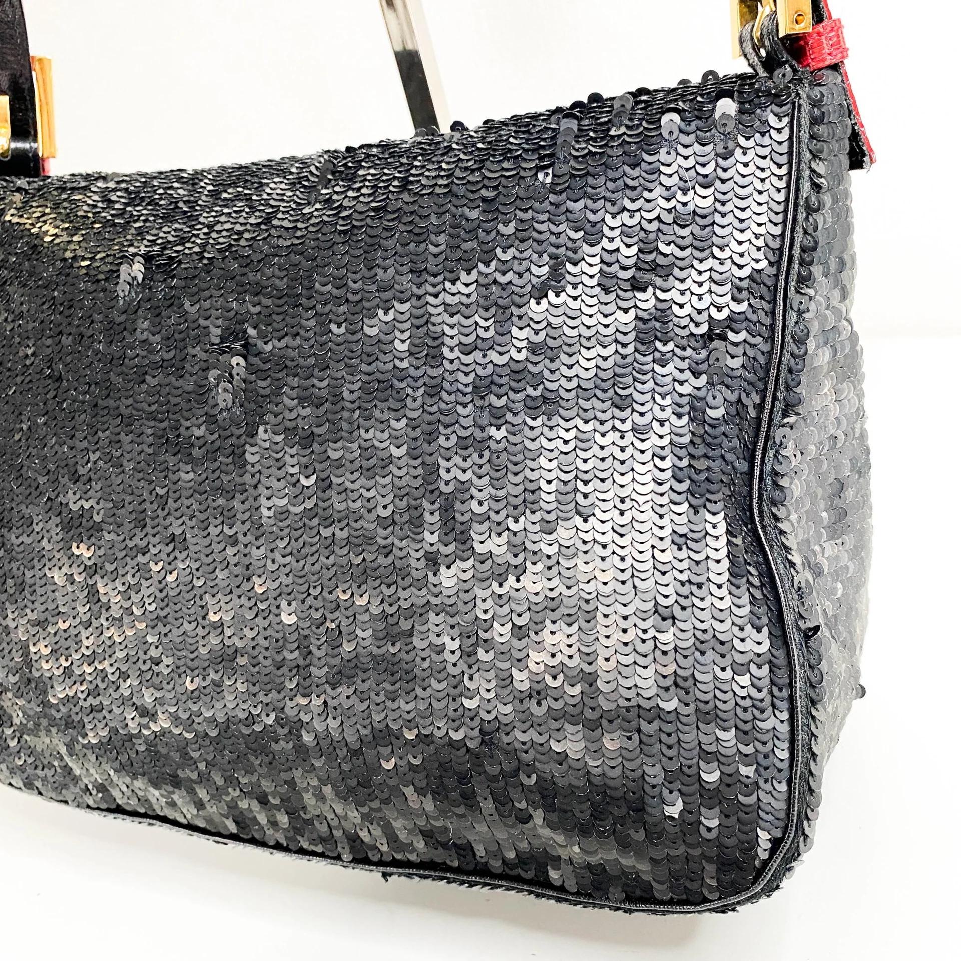 Fendi Python Sequin Mama Baguette Bag Small 1
