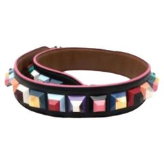 Fendi Rainbow Stud Strap You Bag Strap