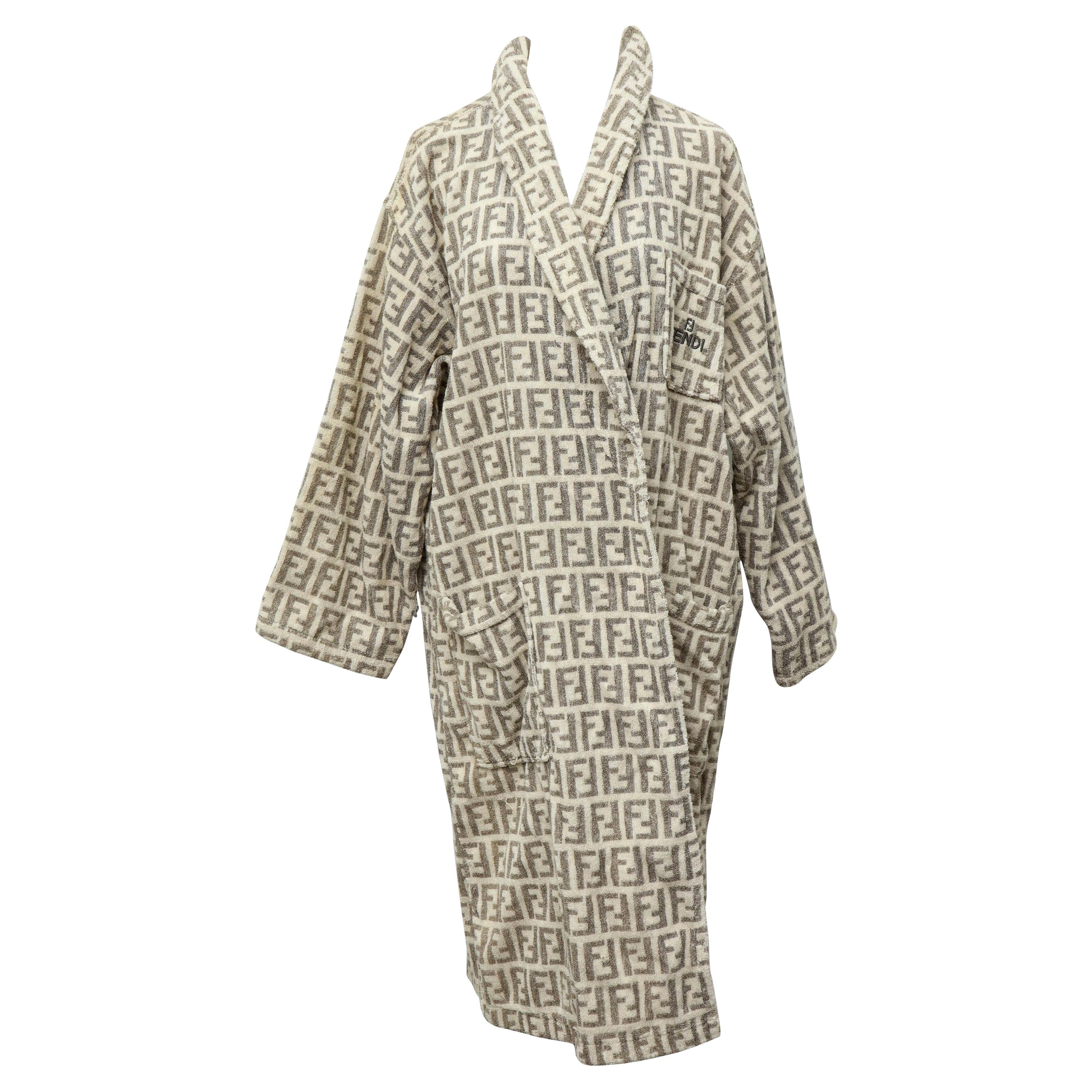 bathrobe fendi