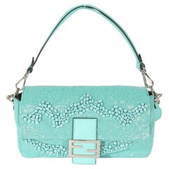 Fendi Re-Edition Stone Baguette Turchese