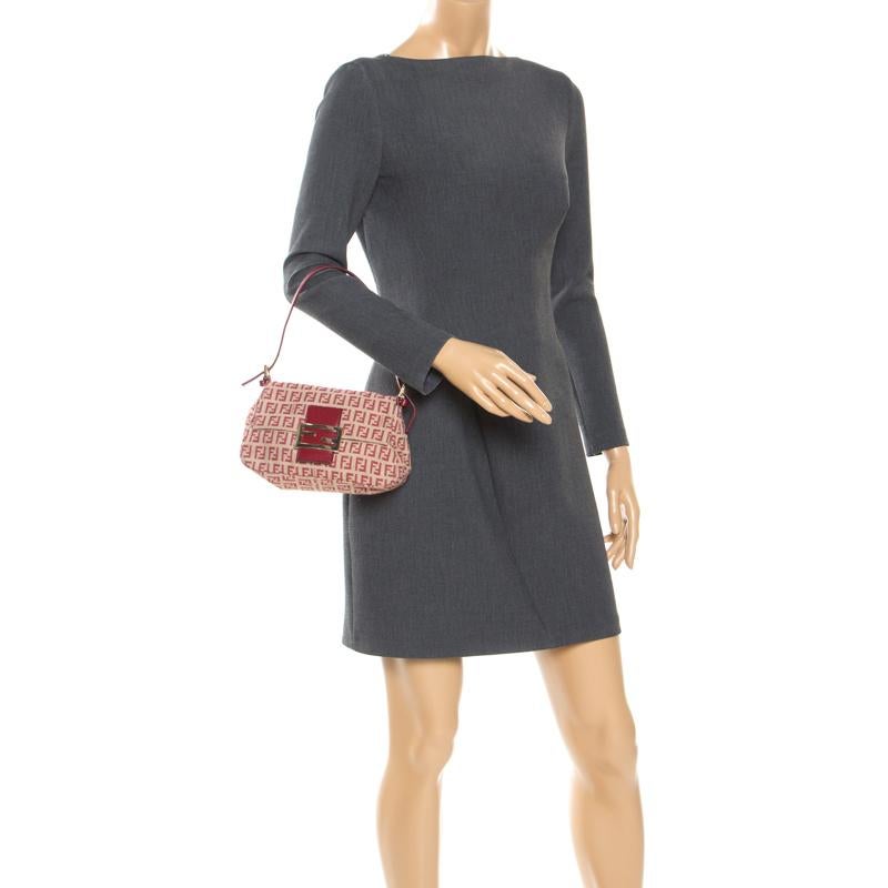 fendi red baguette bag