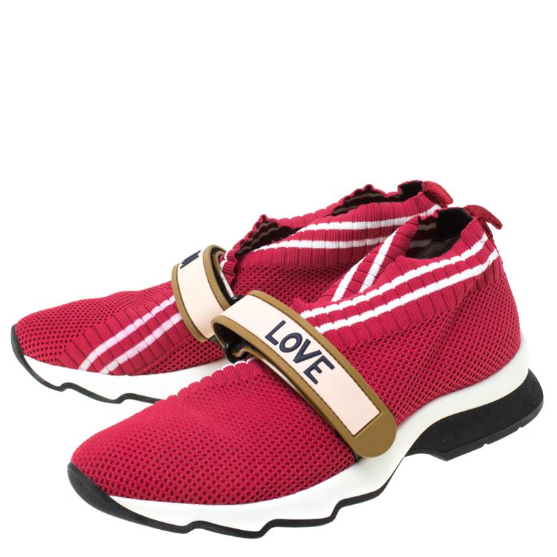 fendi sneakers red