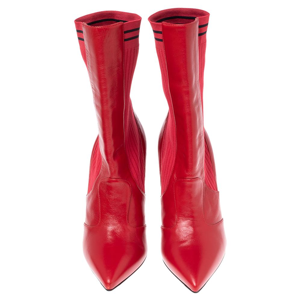 red fendi boots