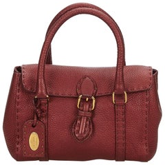 Fendi Red Mini Linda Handbag