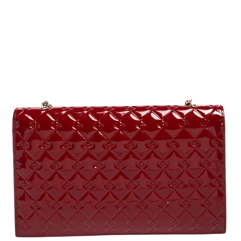 fendi red wallet on chain