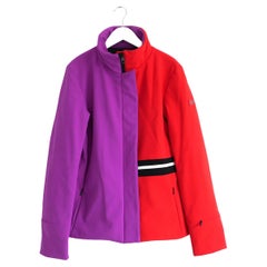 Fendi Red & Purple Puffer Ski Jacket