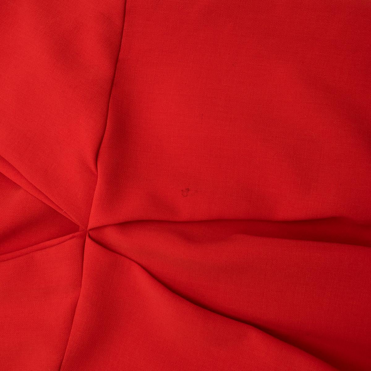 Women's Fendi Red V-Neck Mini Dress - Size US 8 For Sale