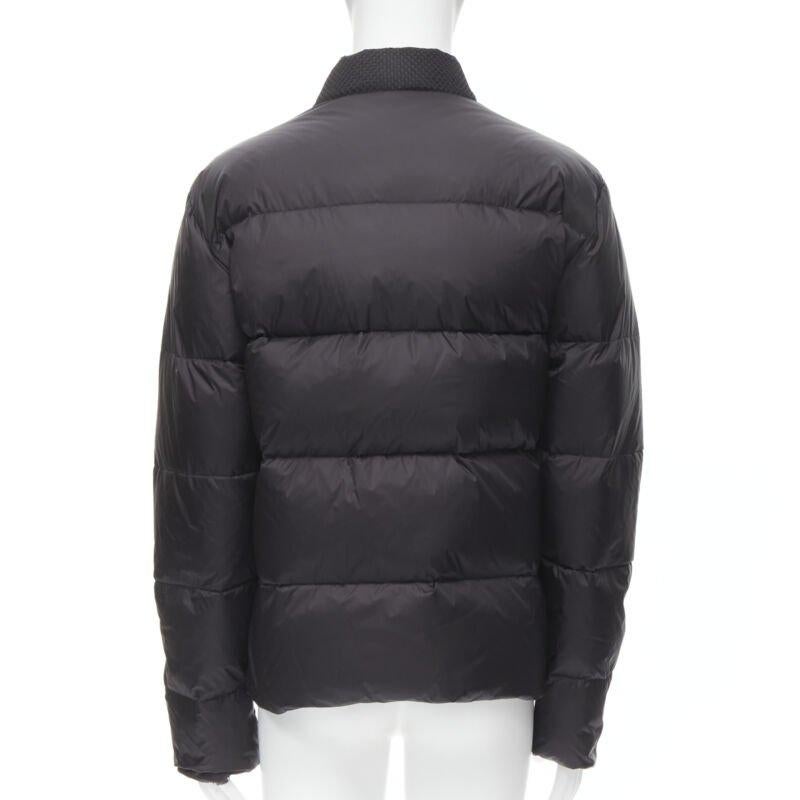 FENDI Veste polaire réversible en nylon duvet d'oie Monster Bug Eye noir EU48 M en vente 1