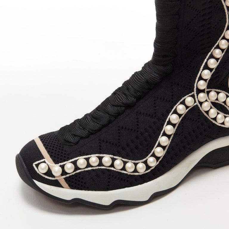 rockoko knit sneaker fendi