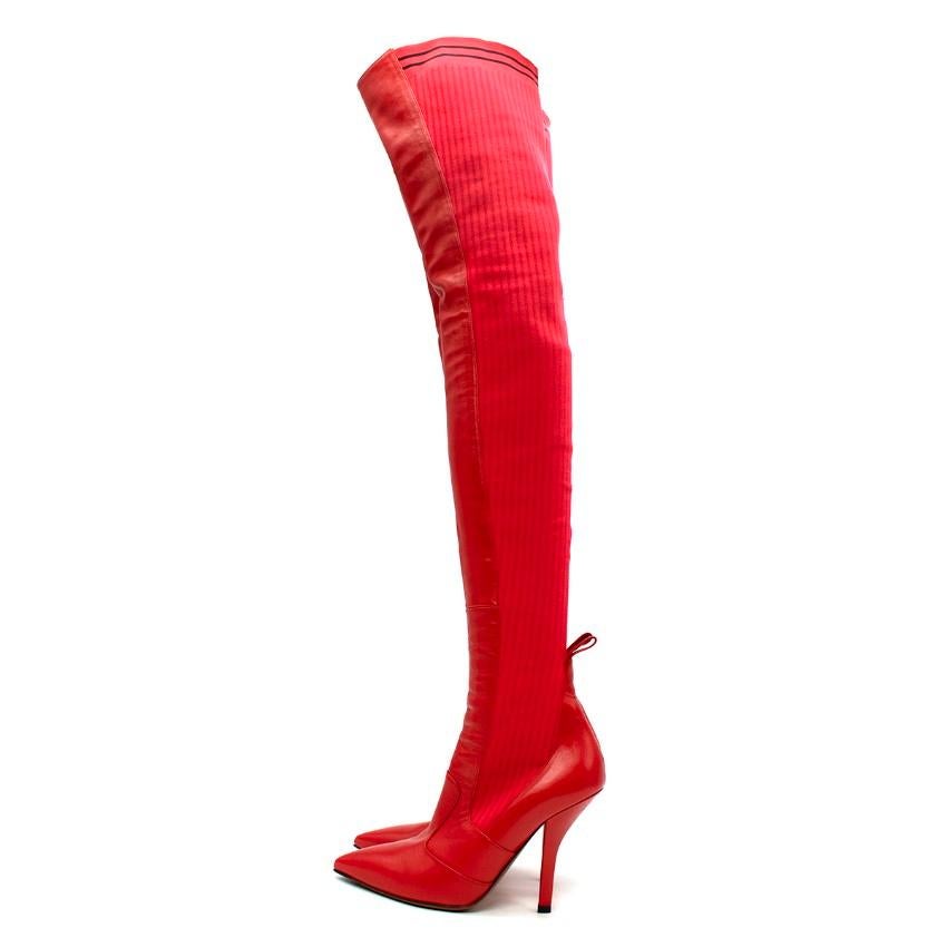 fendi rockoko thigh-high boots