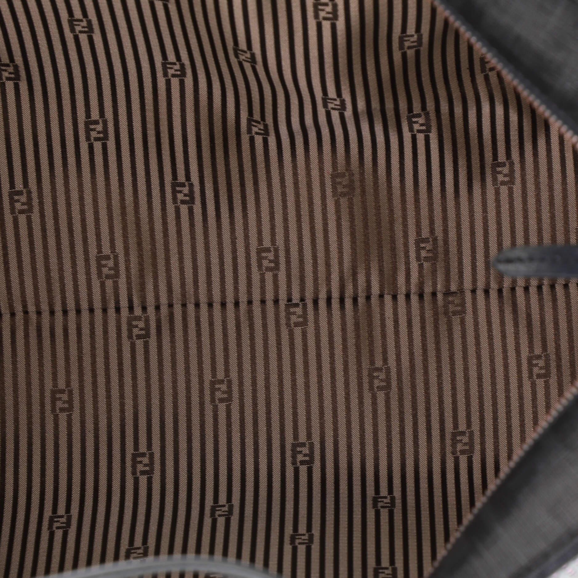 Fendi Roll Tote Perforated Zucca Canvas Large 1