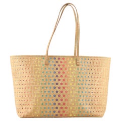 Fendi Roll Tote Perforated Zucca Canvas Large
