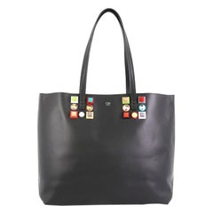 Fendi Roll Tote Studded Leather Medium
